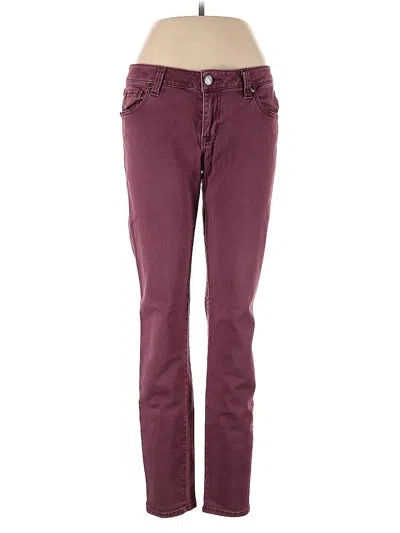 Pre-owned Cabi Jeans In Burgundy