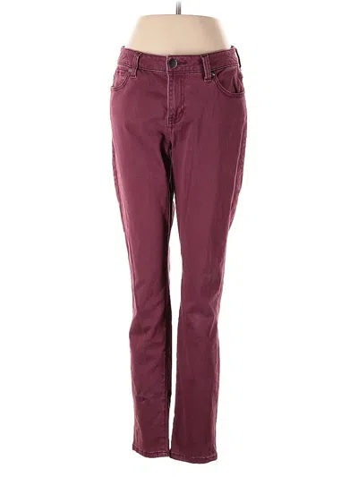 Pre-owned Cabi Jeans In Burgundy