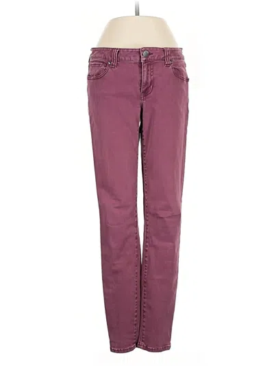 Pre-owned Cabi Jeans In Burgundy