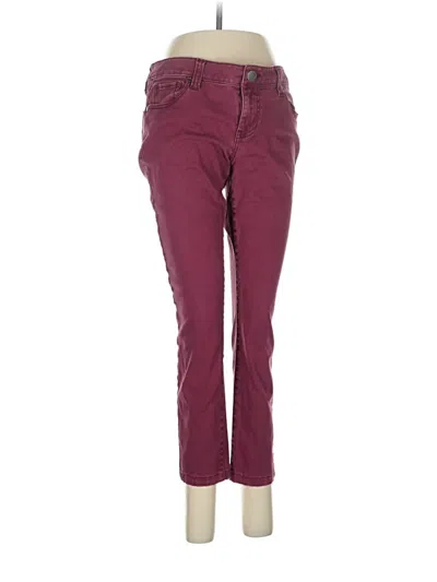Pre-owned Cabi Jeans In Burgundy