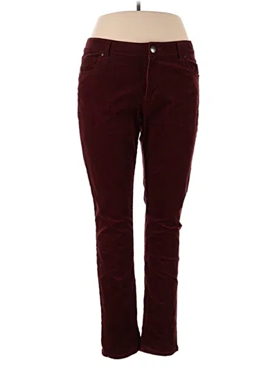 Pre-owned Cabi Jeans In Burgundy