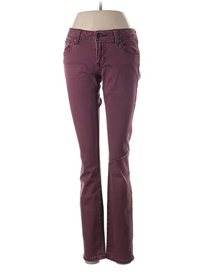 Pre-owned Cabi Jeans In Burgundy