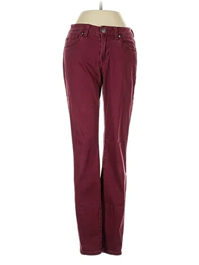 Pre-owned Cabi Jeans In Burgundy