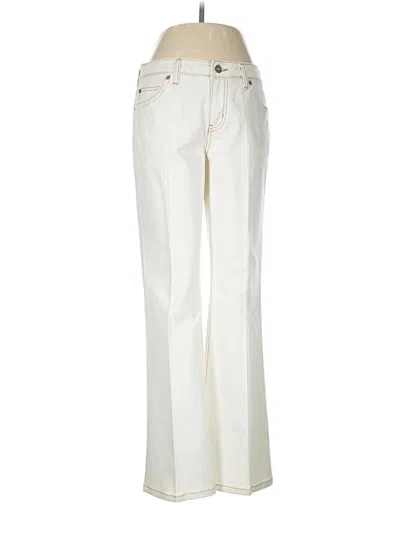 Pre-owned Cabi Jeans In Ivory