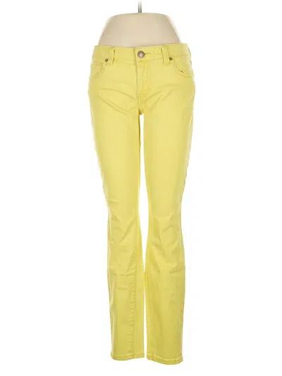 Pre-owned Cabi Jeans In Yellow