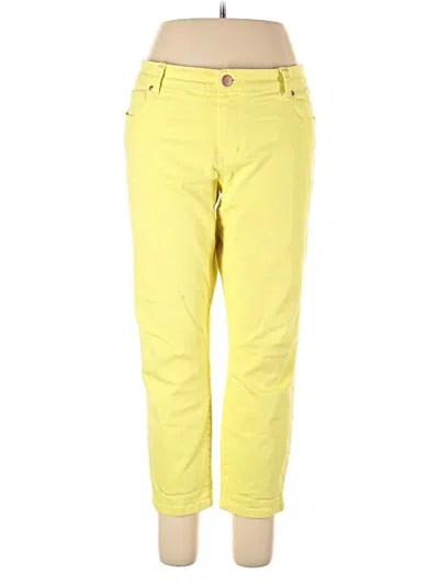Pre-owned Cabi Jeans In Yellow