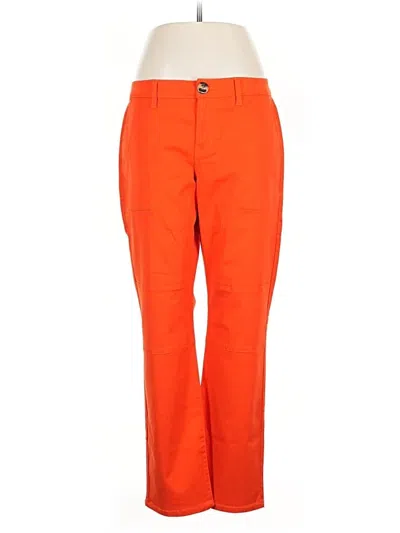 Pre-owned Cabi Jeggings In Orange