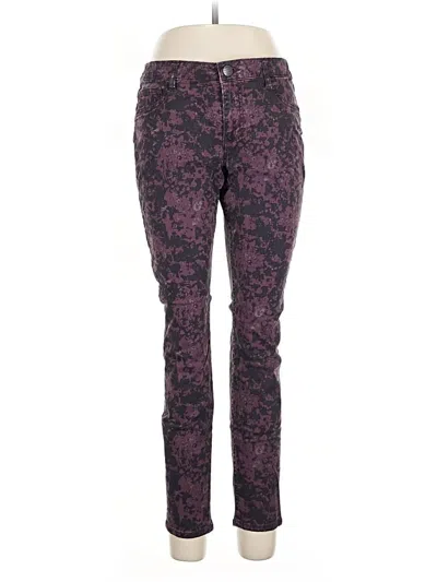 Pre-owned Cabi Jeggings In Purple