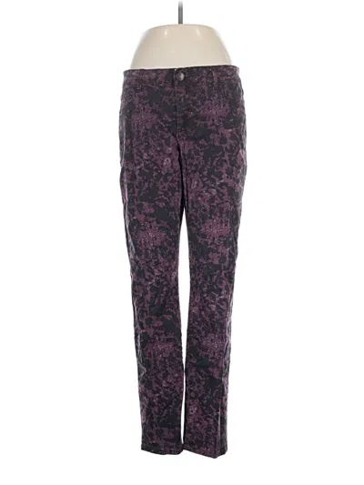 Pre-owned Cabi Jeggings In Purple