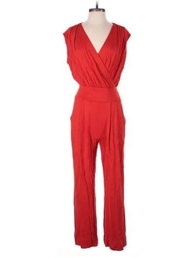Pre-owned Cabi Jumpsuit In Red