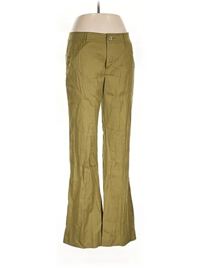 Pre-owned Cabi Khaki Pant In Gold