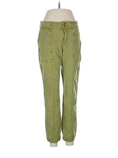 Pre-owned Cabi Khaki Pant In Green