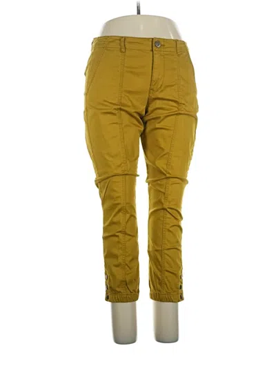 Pre-owned Cabi Khaki Pant In Yellow