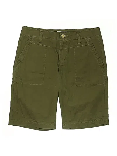 Pre-owned Cabi Khaki Shorts In Green