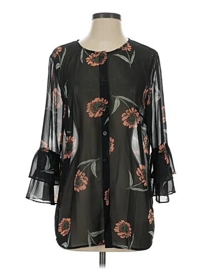 Pre-owned Cabi Kimono In Black