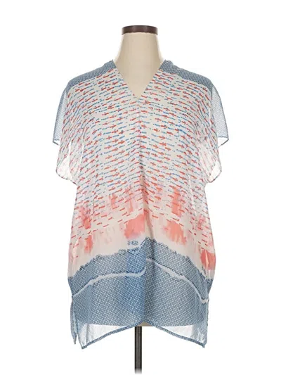 Pre-owned Cabi Kimono In Blue