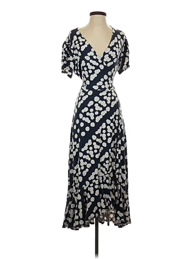 Pre-owned Cabi Kimono In Blue