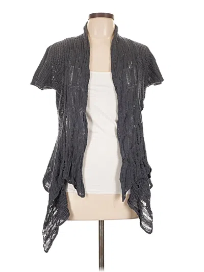 Pre-owned Cabi Kimono In Gray