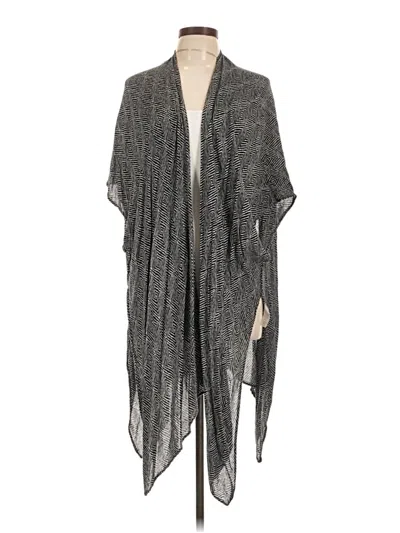 Pre-owned Cabi Kimono In Gray