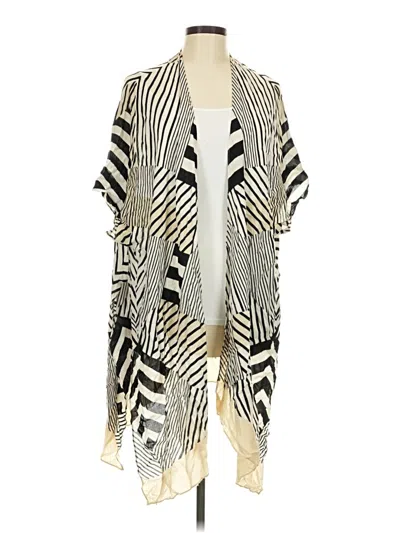 Pre-owned Cabi Kimono In Ivory