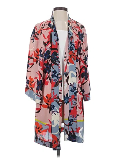 Pre-owned Cabi Kimono In Pink