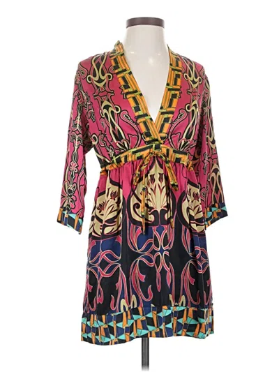 Pre-owned Cabi Kimono In Pink