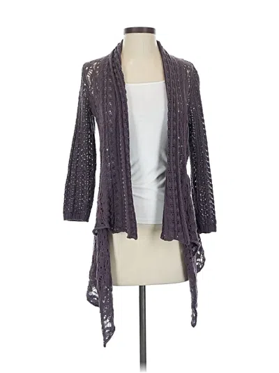 Pre-owned Cabi Kimono In Purple