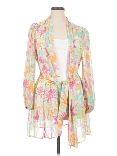 Pre-owned Cabi Kimono In White