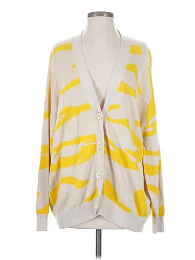 Pre-owned Cabi Kimono In Yellow
