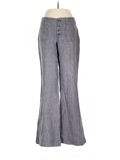 Pre-owned Cabi Linen Pants In Gray