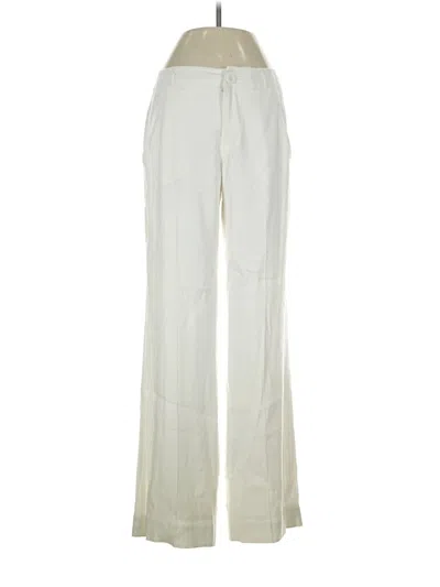 Pre-owned Cabi Linen Pants In Ivory
