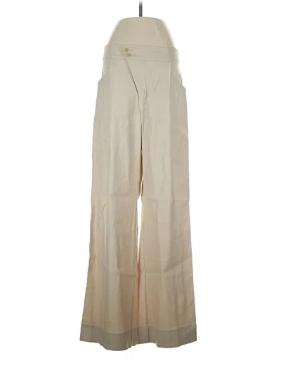 Pre-owned Cabi Linen Pants In Tan