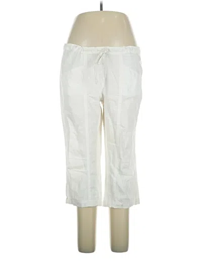 Pre-owned Cabi Linen Pants In White