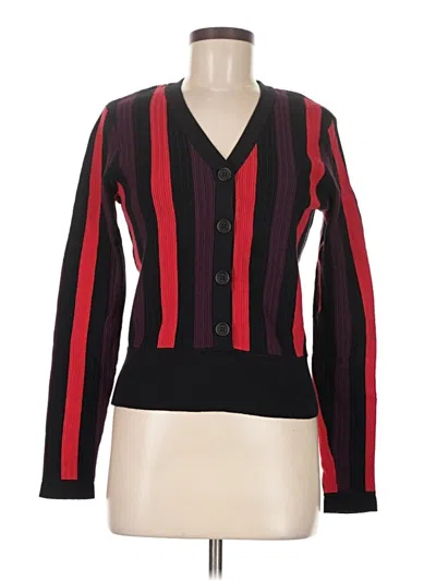 Pre-owned Cabi Long Sleeve Blouse In Black