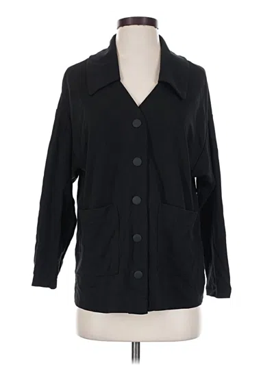 Pre-owned Cabi Long Sleeve Blouse In Black
