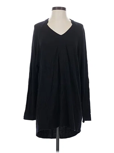 Pre-owned Cabi Long Sleeve Blouse In Black