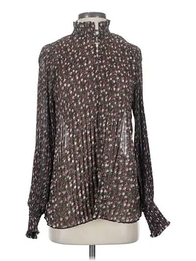 Pre-owned Cabi Long Sleeve Blouse In Gray