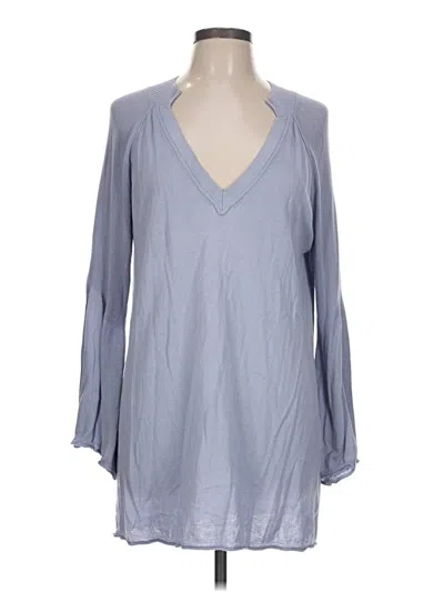 Pre-owned Cabi Long Sleeve Blouse In Gray