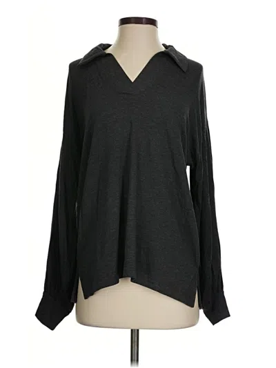 Pre-owned Cabi Long Sleeve Blouse In Gray
