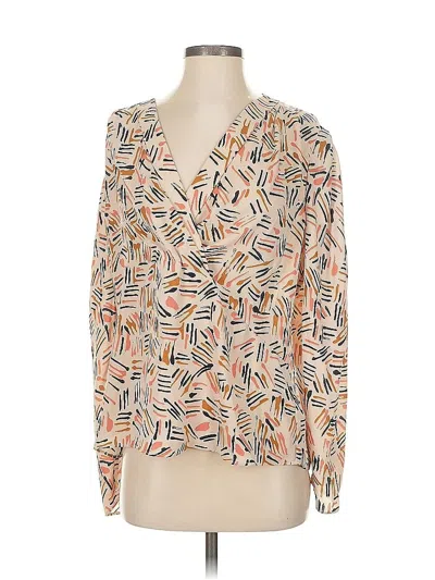 Pre-owned Cabi Long Sleeve Blouse In Pink