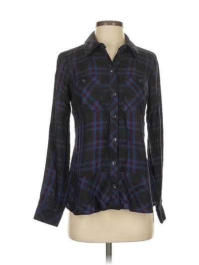 Pre-owned Cabi Long Sleeve Button Down Shirt In Black