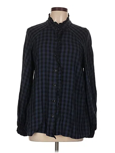 Pre-owned Cabi Long Sleeve Button Down Shirt In Black