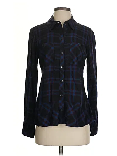 Pre-owned Cabi Long Sleeve Button Down Shirt In Black