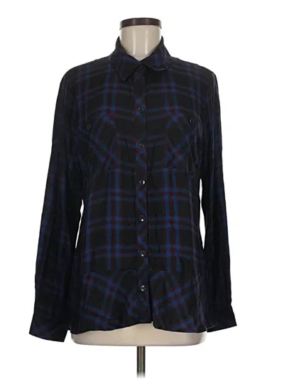 Pre-owned Cabi Long Sleeve Button Down Shirt In Black
