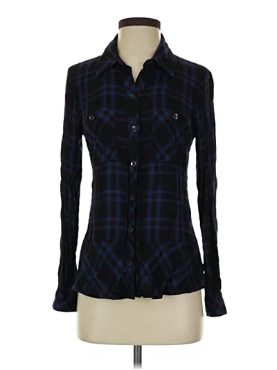 Pre-owned Cabi Long Sleeve Button Down Shirt In Black