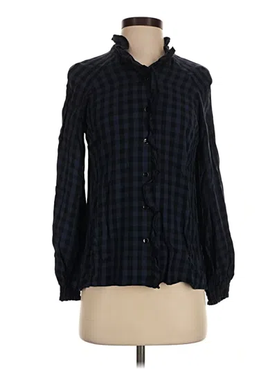 Pre-owned Cabi Long Sleeve Button Down Shirt In Black