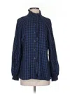 Cabi Long Sleeve Button Down Shirt In Blue