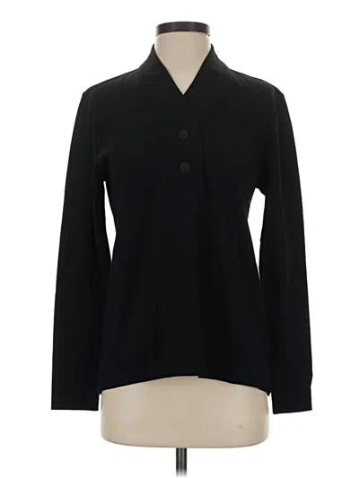 Pre-owned Cabi Long Sleeve Polo Shirt In Black