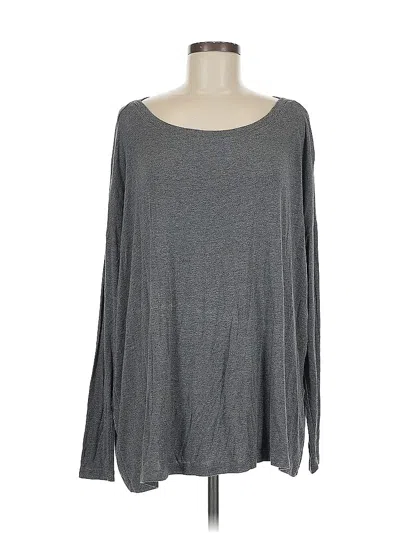 Pre-owned Cabi Long Sleeve T-shirt In Gray