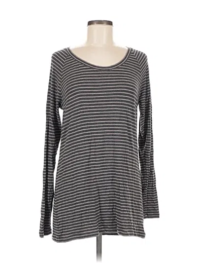 Pre-owned Cabi Long Sleeve T-shirt In Gray